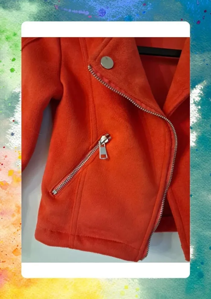 Jolie veste habillé en daim 6 ans - photo numéro 6