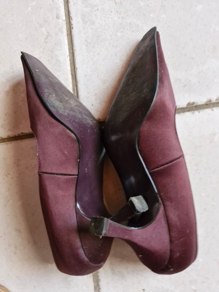ESCARPINS BORDEAUX - photo numéro 3