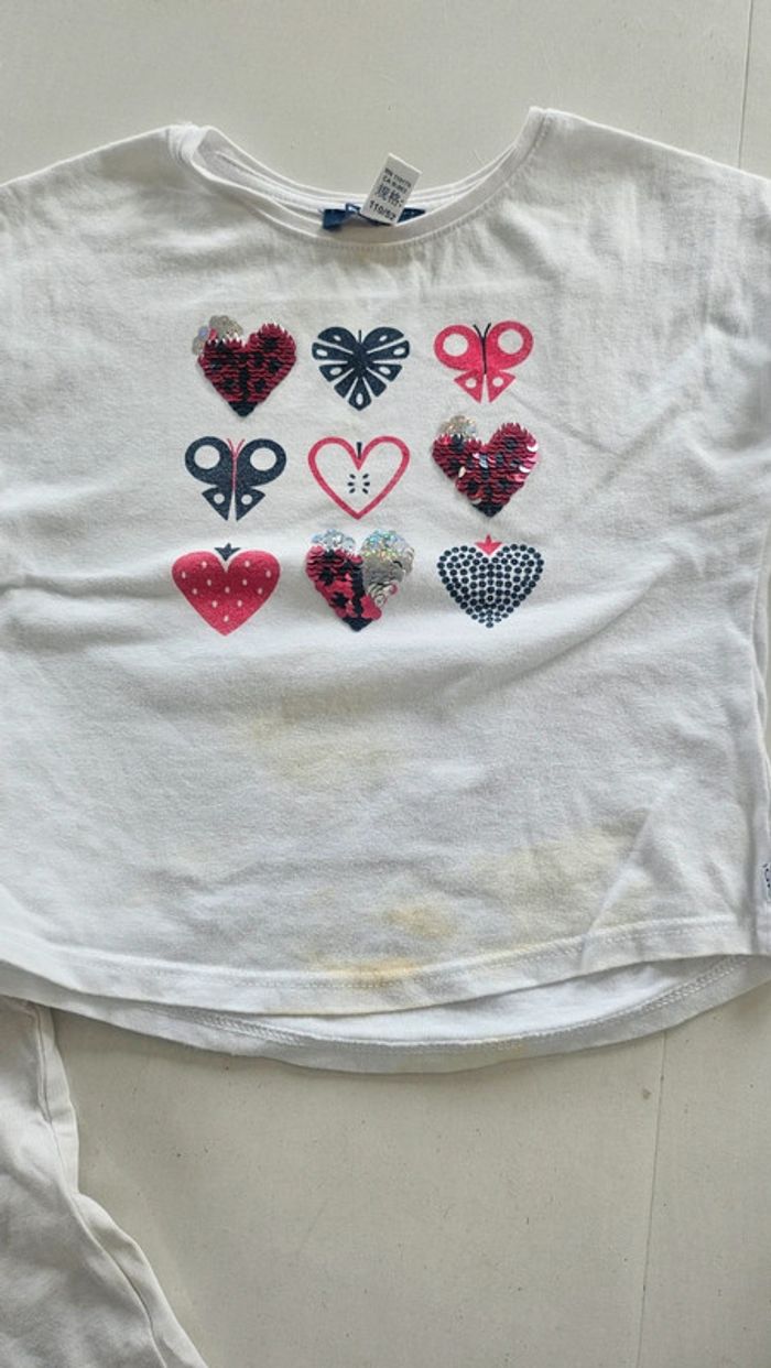 Lot tee-shirt manche courte okaidi - photo numéro 2