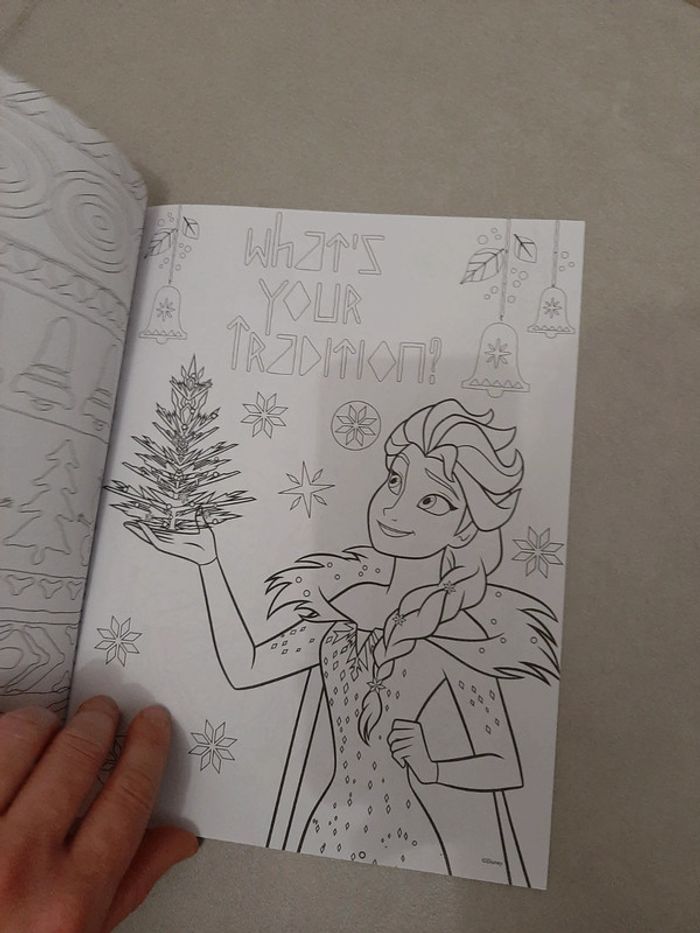 Cahier coloriage reine des neiges - photo numéro 2