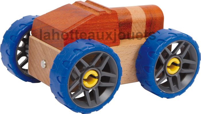 Voiture de police bois small foot 6826 - photo numéro 3