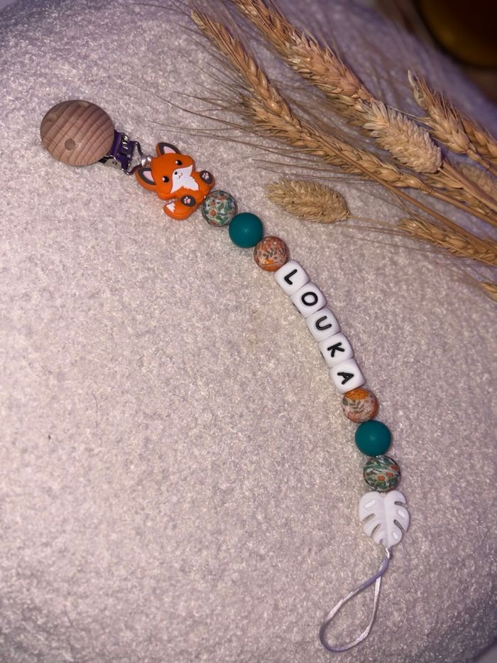 Attache tétine & Porte clés personnalisé - photo numéro 2