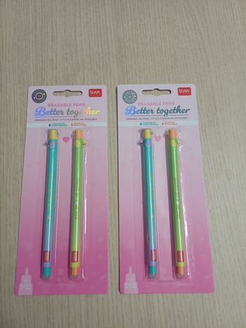 Lot de 2 packs stylos Legami édition limitée Saint Valentin (neufs)