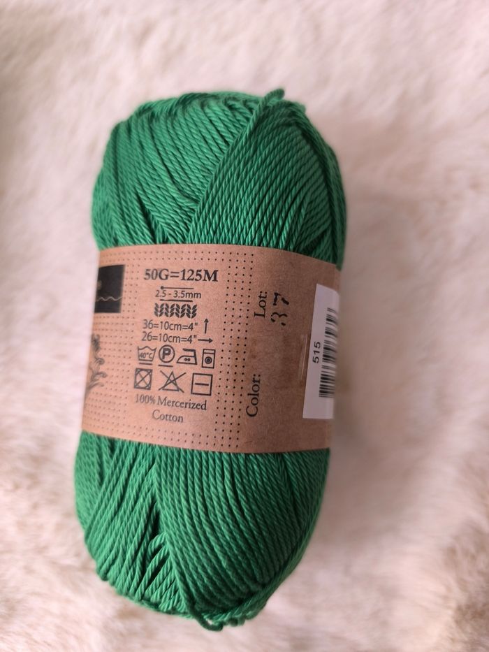 2 pelotes catona verte - photo numéro 2
