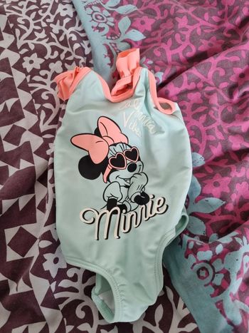 Lot maillot de bain minnie 12 mois