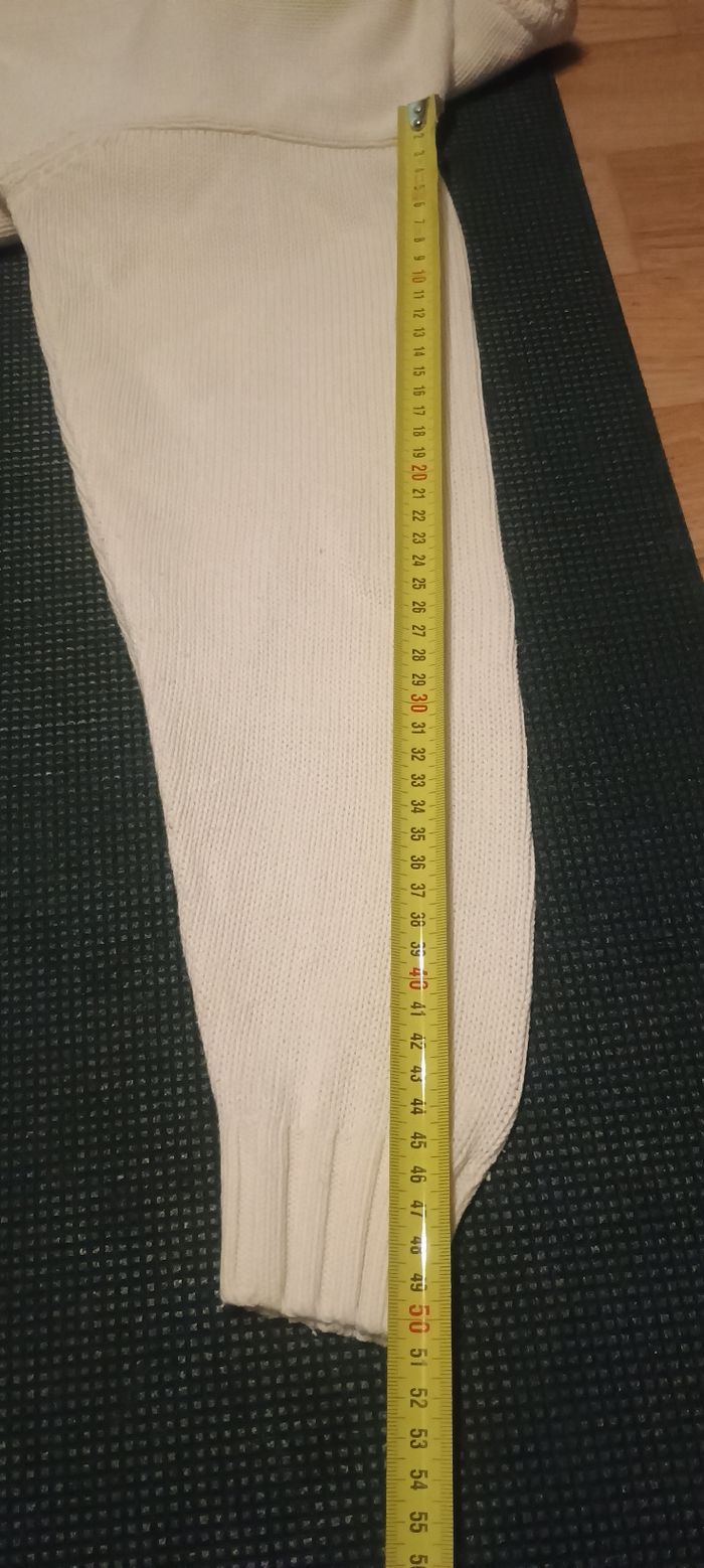Pull Jersey Burberry London Size S/M Blanc Crème Coton - photo numéro 5