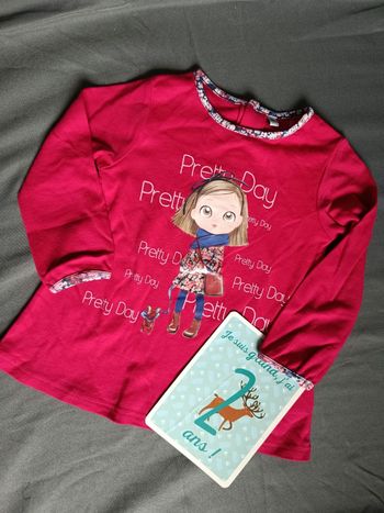 Tunique rose 💕 Taille 23 mois