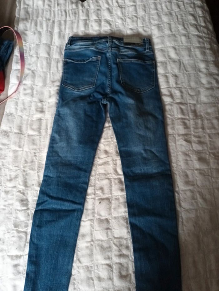 Jean skinny fit taille haute fille 10 ans page one young neuf - photo numéro 5