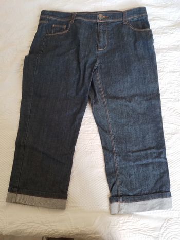 Pantalon pantacourt jean