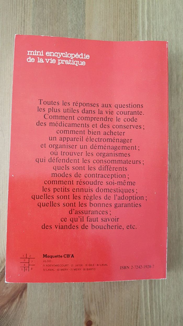 Livre Mini encyclopédie de la vie pratique - photo numéro 2