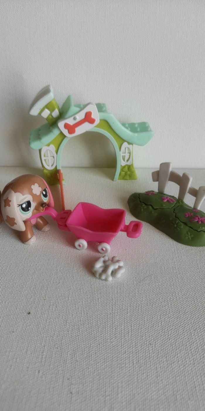My littlest petshop chien lps teckel mécanique 2163