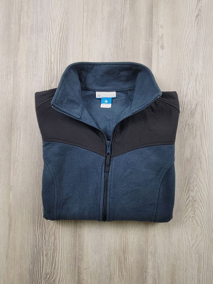 Veste doudoune Columbia femme – L – bleu nuit/noir – très bon état