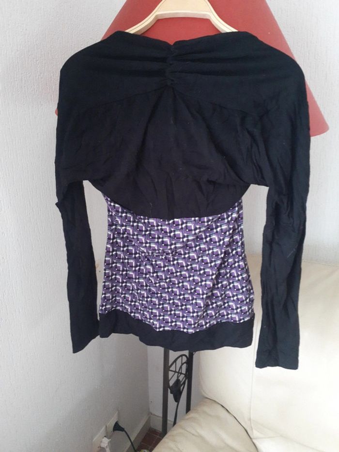 Tunique noire et violette - photo numéro 4