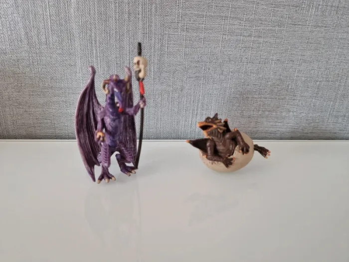 Lot de dragons Plastoy