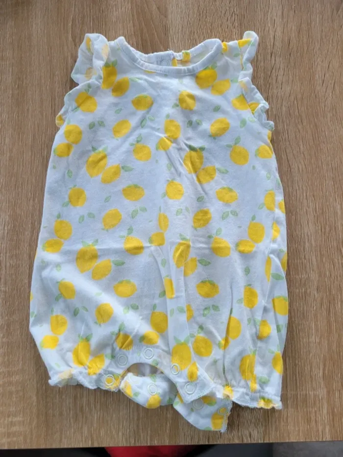 Grenouillère citron