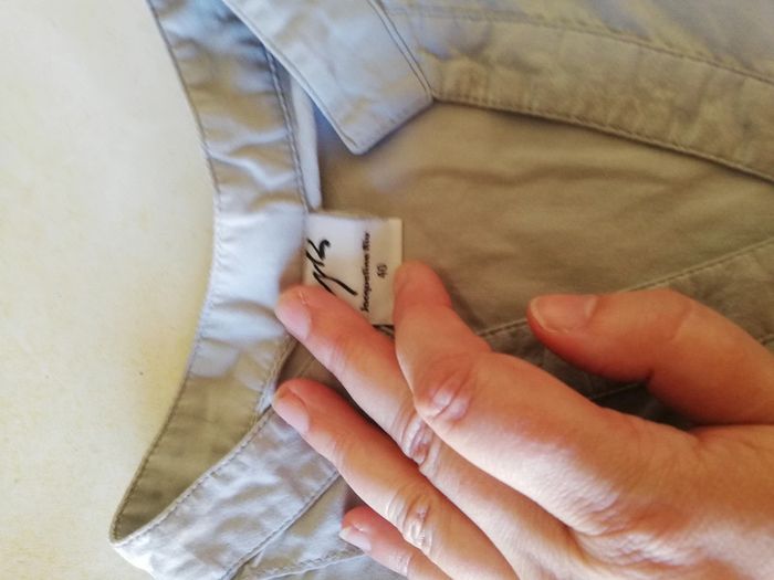 Chemise manches courtes t. 40 gris clair Jacqueline Riu. - photo numéro 8