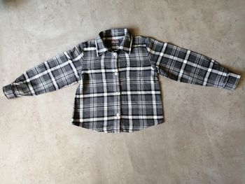 Chemise manches longues à carreaux 6/7 ans Hummelsheim