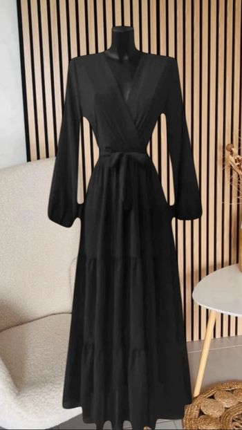 Robe longue noire
