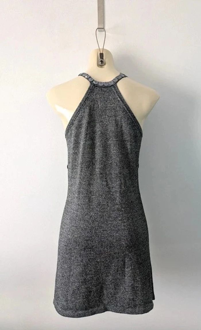 Tunique d'été grise à paillettes - Yaya - taille S - photo numéro 2