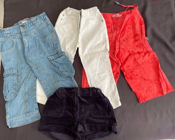 Pantacourts fille 6 ans