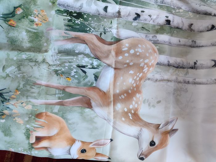 Rideaux thème bois enfant 60*145