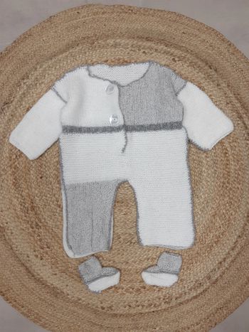 Combipilote en maille et chaussons