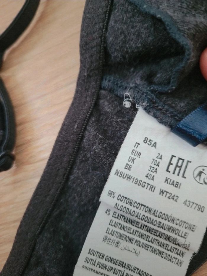 Lot de 2 soutiens-gorge ado Kiabi - photo numéro 3