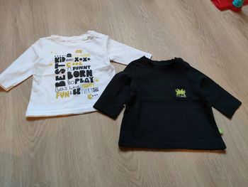 Lot de 2 t-shirt 3 mois