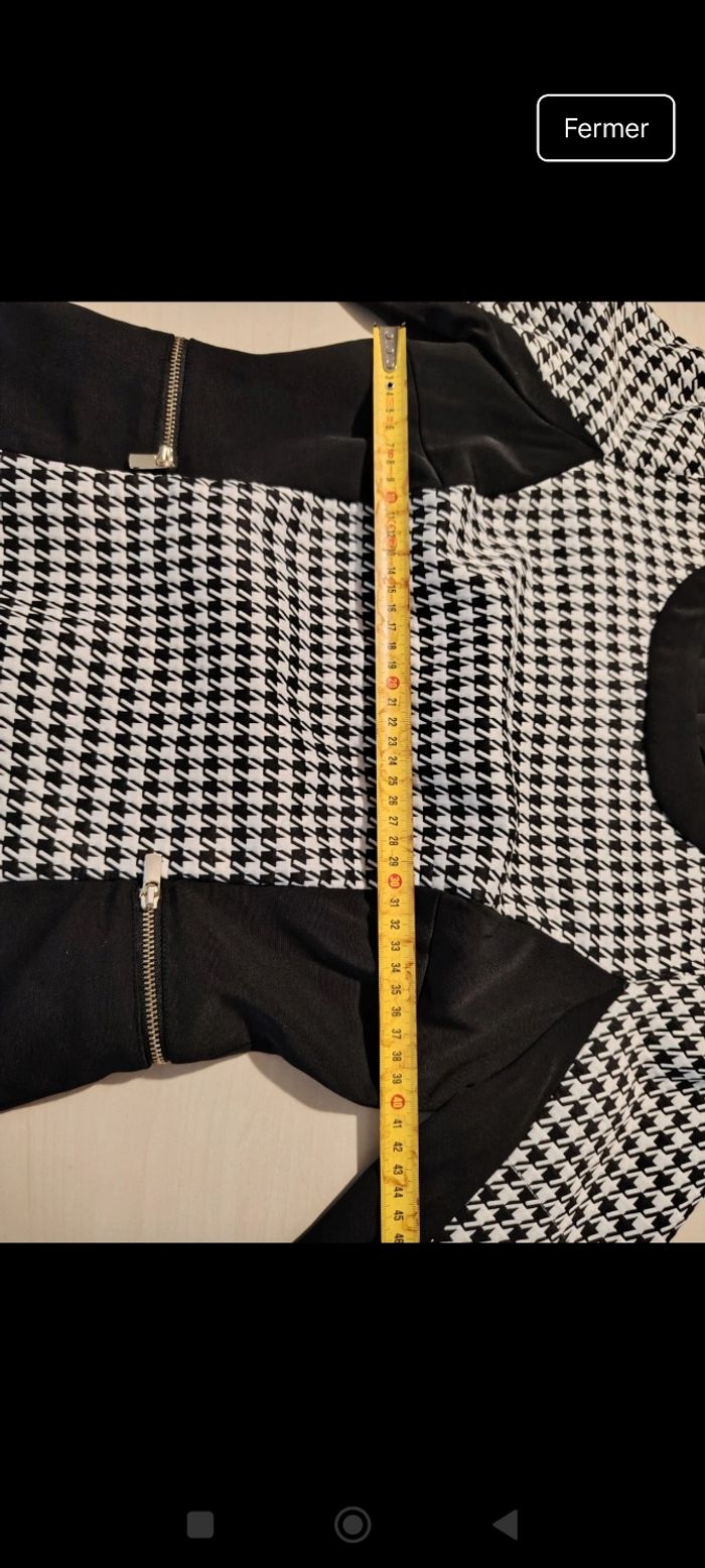 Robe pied de poule - photo numéro 2