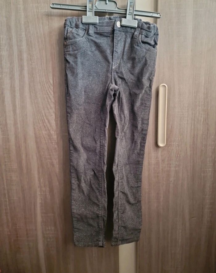 Pantalon velours pailleté 6 ans