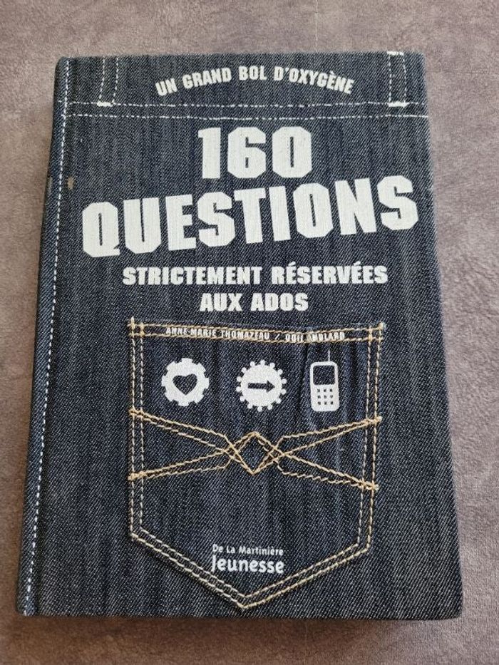 160 Questions strictement réservées aux ados Par Anne-Marie Thomazeau, Odile Amblard