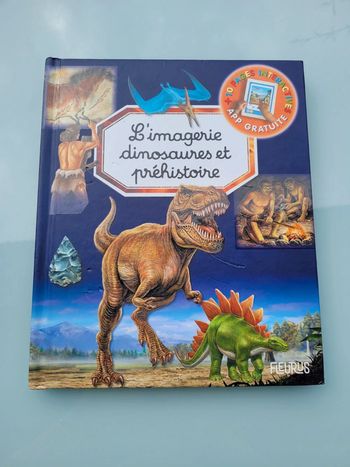 Livre L'Imagerie Dinosaures et Préhistoire avec 10 pages interactives (49)