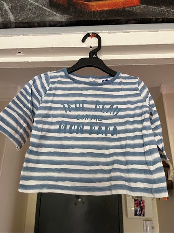 T-shirt garçon 12 mois Mots d’enfants