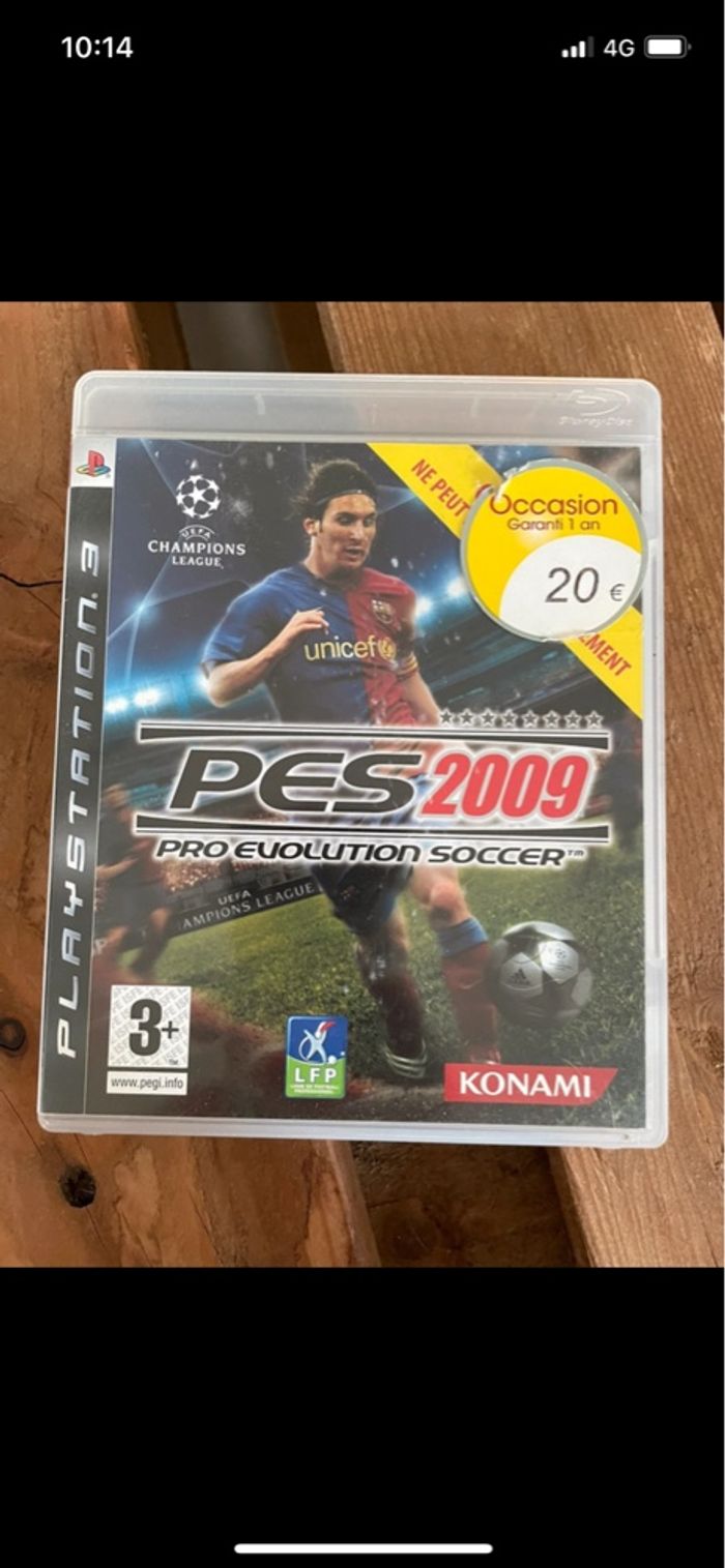 PS3 PES2009 pro évolution soccer