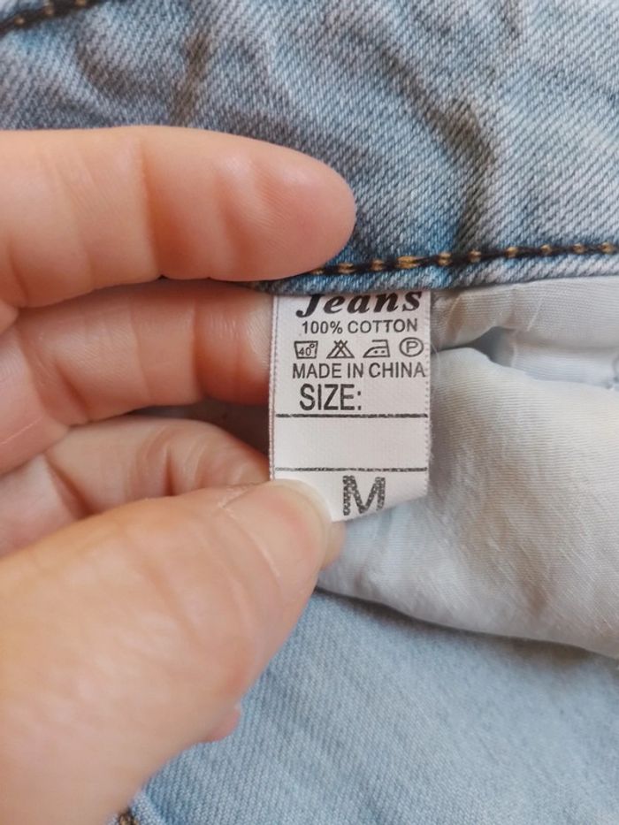 Short en jeans femme Bleu ciel - photo numéro 15
