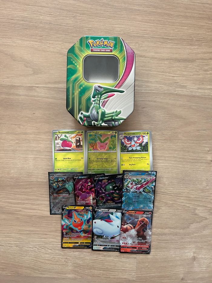 Mega Lot Cartes Pokémon TCG anglaises (181+) NM - Holo, Reverse, EX, V & Tin Box