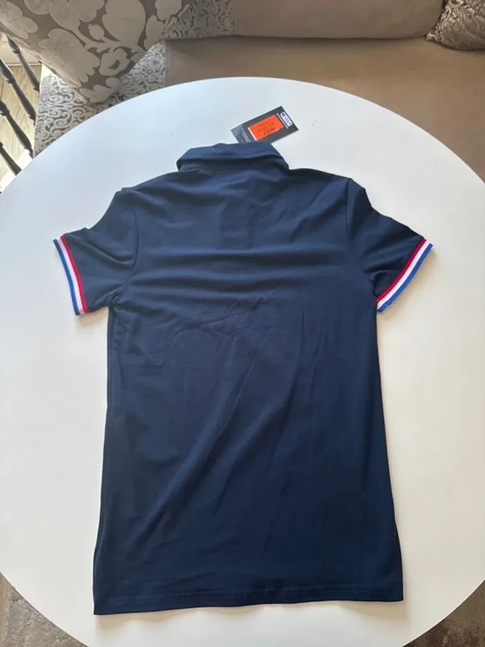 Polo Le Coq Sportif Bleu Marine – Détail Manches Tricolore – Taille S – Neuf - photo numéro 7
