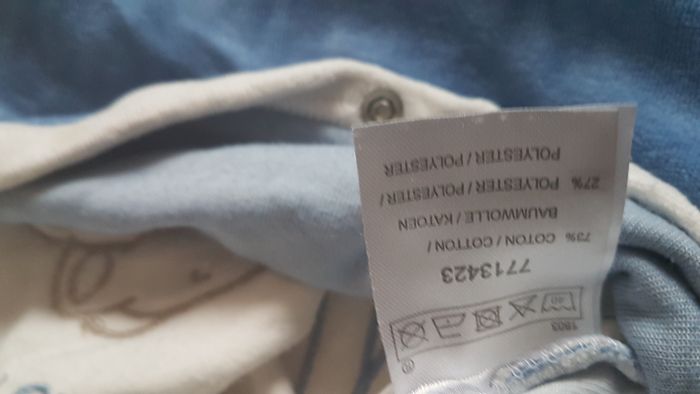 Grenouillère garçon 6 mois bleu - photo numéro 3