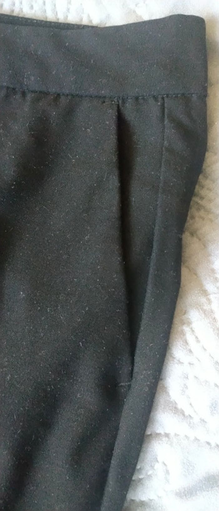 Pantalon droit style tailleur noir femme 34 zara - photo numéro 12