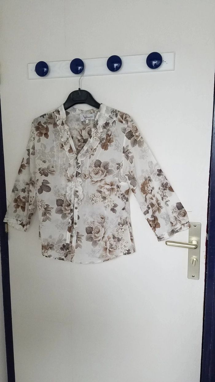 Chemisier Affinités legere en coton - photo numéro 2