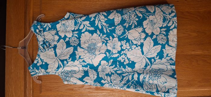 Robe sans manches bleu marque Trasluz taille 8 ans - photo numéro 2
