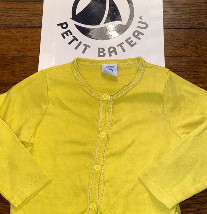 Gilet petit bateau  18 mois - photo numéro 2