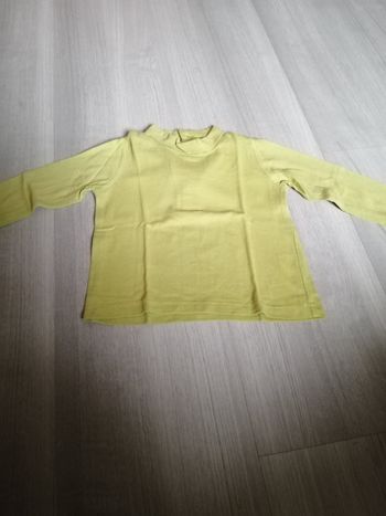Tee shirts manches longues col roulé 12 mois