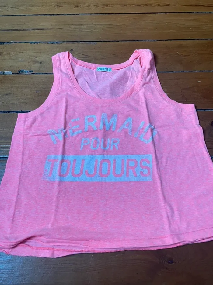 Débardeur femme corail