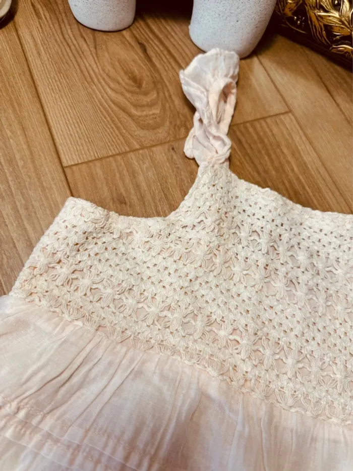 Taille 8 ans robe d’été fille TAO rose pale Neuve 🩷 - photo numéro 2