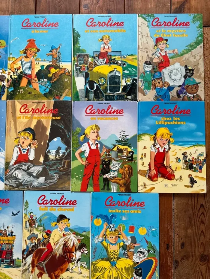 État bon - Blanc vintage - Lot de 14 livres bd albums Caroline Pierre Probst - photo numéro 3