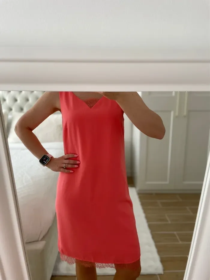 Robe taille 36 corail camaïeu - photo numéro 4