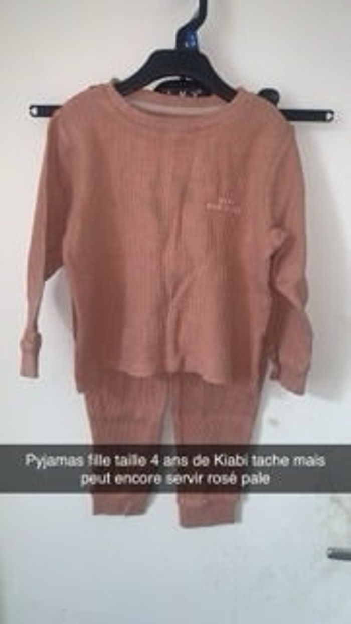Pyjamas fille taille 4 ans