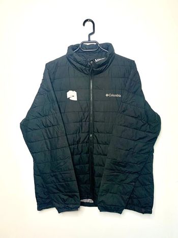 Veste doudoune matelassé Columbia Noir logo brodé thermal coil