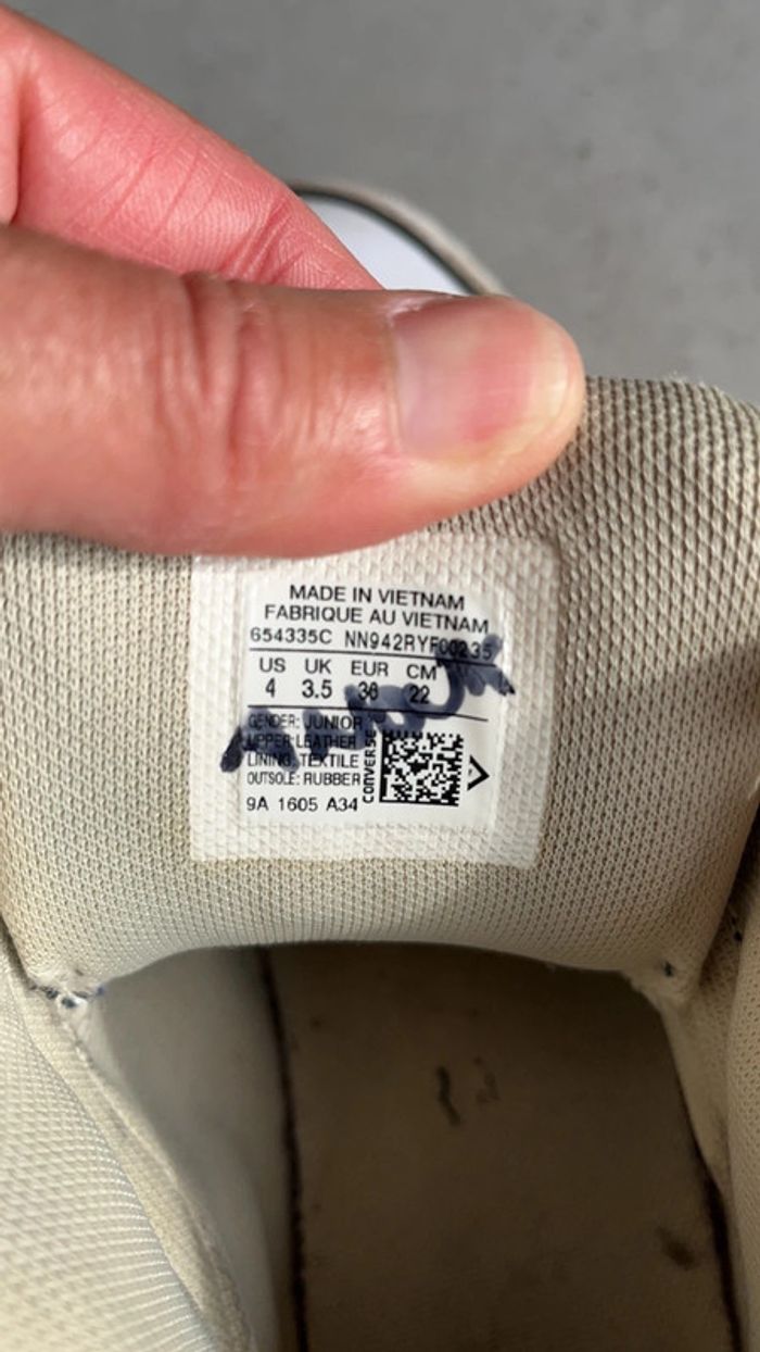 Converse Baskets Ctas High Street En Bleu - photo numéro 3